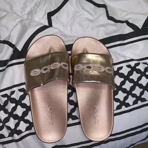 Rose Gold Slides